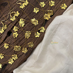 Vriksham Golden Butterfly Charms Invisible Pendant Chain-6 pieces Set-Return Gif-RG217