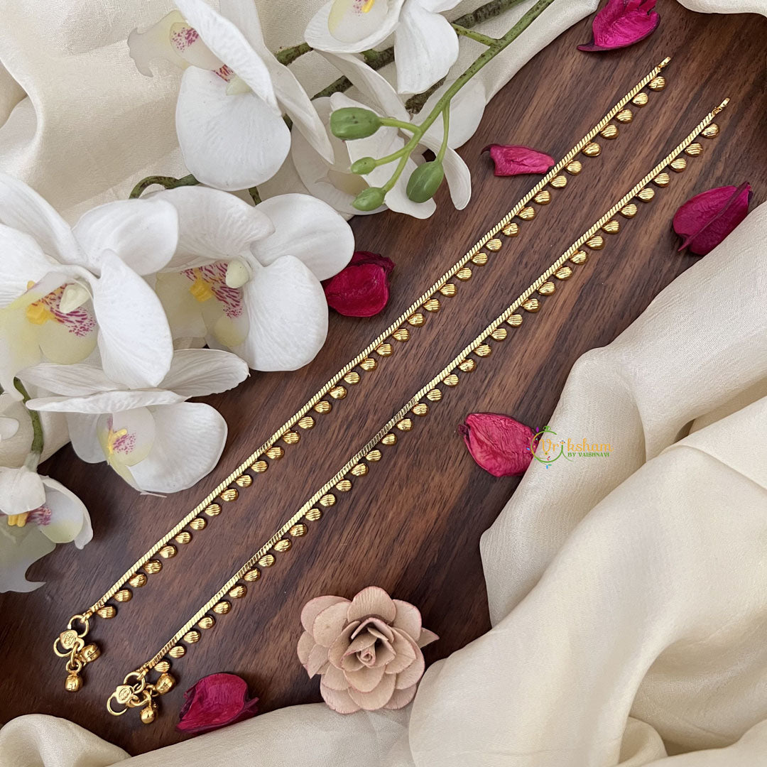 Vriksham Gold Look Alike Bridal Anklets-G17792