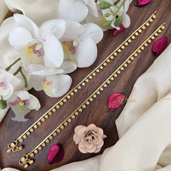 Vriksham Designer Gold Look Alike Bridal Anklets-G17791