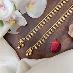 Vriksham Antique Designer Gold Look Alike Bridal Anklets-G17789