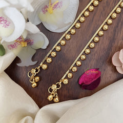 Vriksham Gold Look Alike Designer Bridal Anklets-G17787