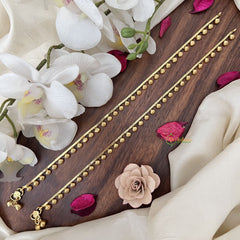 Vriksham Unique Gold Look Alike Bridal Anklets-G17801