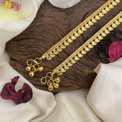 Vriksham Gold Look Alike Manga Shape Bridal Anklets-G15930