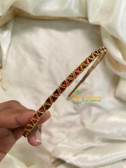 Handmade Kundan Head Band - Triangle Head Band -H409