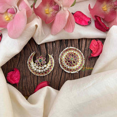 Vriksham Premium Floral  Style  Motif Stone Chandran & Suryan Billai-G21398