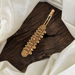 Premium Gold Look Alike Hair clip -Gold Bead and Pearl-G11276