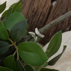 Premium Silver Alike Floral Toe Rings-G14295