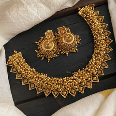 Samantha Choker With Golden Pearl - G12464