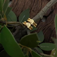 Unique Gold Alike Duck Toe Rings-G14302