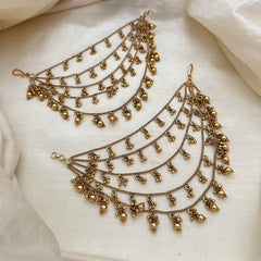 Premium 5 Layer Gold Bead Maatil-Ear Chain-G14307