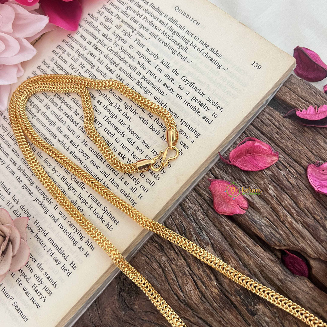 Vriksham Premium Quality Gold Chain Daily Wear Chain-G20046