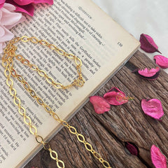 Vriksham Gold Plated Infinity Link Daily Wear Chain-G20044