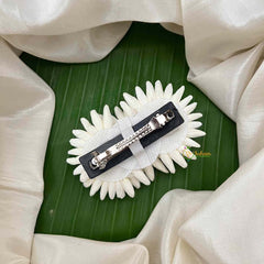 Vriksham Artificial Jasmine Bud Hair Brooch & Traditional Kemp Stone Broch  Flower Accessories-KH1268