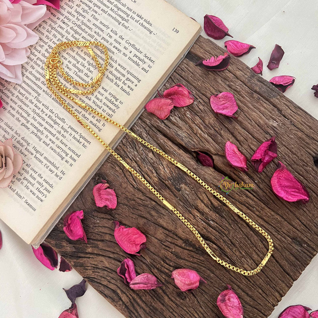 Vriksham Bold Gold Look Daily Wear Chain-G20033