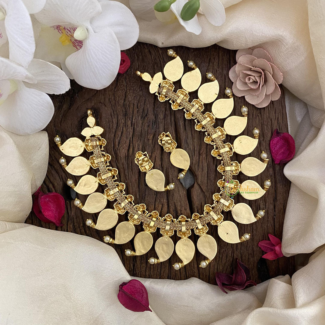 Vriksham Exclusive Lakshmi Manga Jadau Kundan Short Neckpiece-J2622