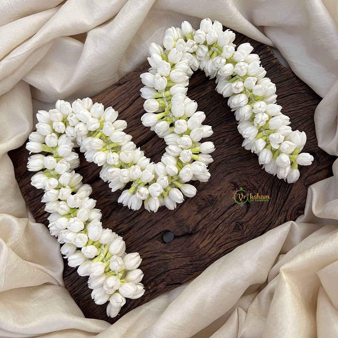 Vriksham Real Look like Mullai Poo-H1250-Select inches below in options