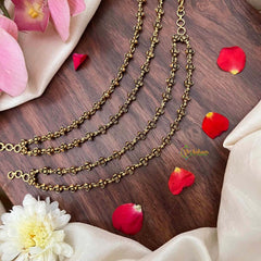 Vriksham Traditional Indian Floral Rosette Beaded 2-Layer Maatil-G21420