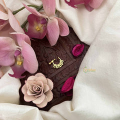 Vriksham Floral Design Press Naths/Nose Pin-Red-G20758