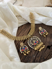 Designer Jadau Kundan Short Neckpiece -J1855