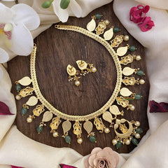 Vriksham Lakshmi Manga Jadau Kundan Short Neckpiece-J2594