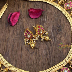 Vriksham Lakshmi Manga Jadau Kundan Short Neckpiece-J2596