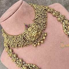 Vriksham Gold Look Alike Lakshmi Bridal Set-G18182
