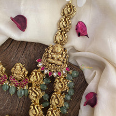 Vriksham Jadau Kundan Layered Lakshmi Long Haram-J2583