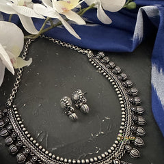 Premium Silver Alike Lakshmi Neckpiece-S786