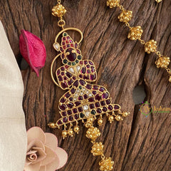 Vriksham Gold Polish Hanuman Moggapu Chain-G15971