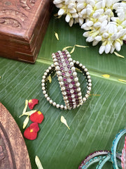 Vriksham Precious Black Polish Kemp Bangle-G17947