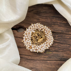 Antique Cluster Pearl Billai- Lakshmi Bun Billai -G10382