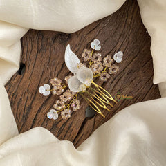 Vriksham Elegant Beads Bun Juda Pin Bridal Brooch for Hairstyle-H918