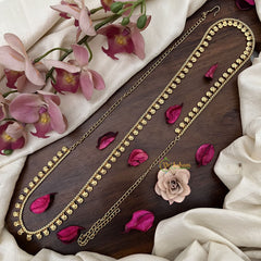 Vriksham Gold Look Alike Leaf Motif Thin Hipchain-G20083