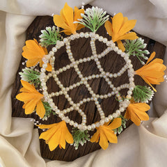 Vriksham Elegant Floral Hair Bun Cage Accessory-H953