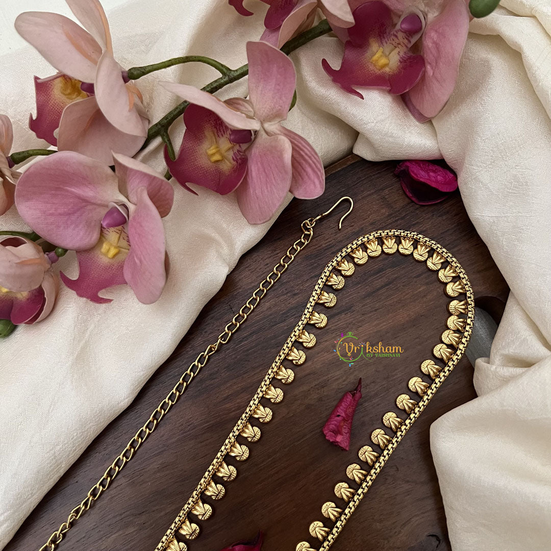 Vriksham Gold Look Alike Leaf Motif Thin Hipchain-G20083