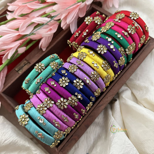 Return Gift Package -Silk Thread Bangles Set 1-RG150