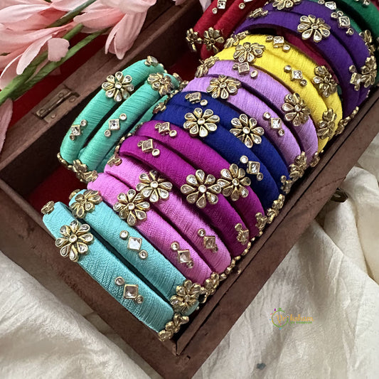 Return Gift Package -Silk Thread Bangles Set 1-RG150