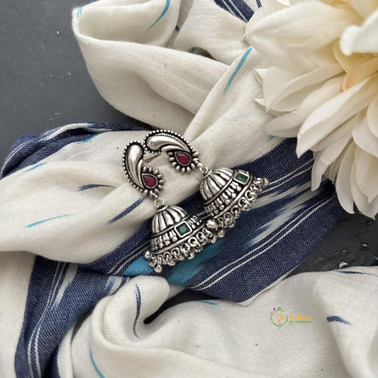 Elegant Oxidized German Silver Jhumka-S863