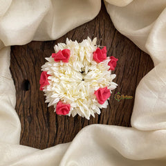 Vriksham Scented Jasmine With Pink Rose Bridal Hair Accessories -Mallipoo Veni-H955