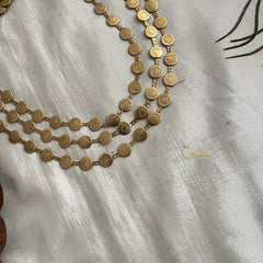 Vriksham Designer 3 layer Gold Lakshmi Coin Bridal Set-G19177