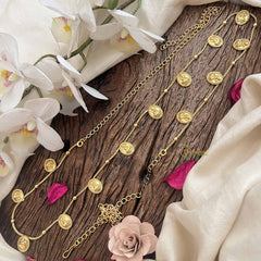 Vriksham Simple Lakshmi Champ Design Hipchain-G20774