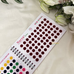 Vriksham 360 Bindi 54 Color Size 3 Bindi Book-BB242