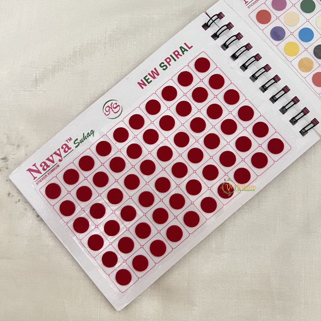 Vriksham 360 Bindi 54 Color Size 3 Bindi Book-BB242