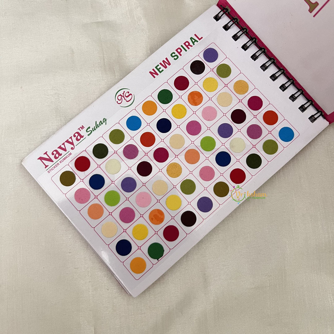 Vriksham 360 Bindi 54 Color Size 3 Bindi Book-BB242