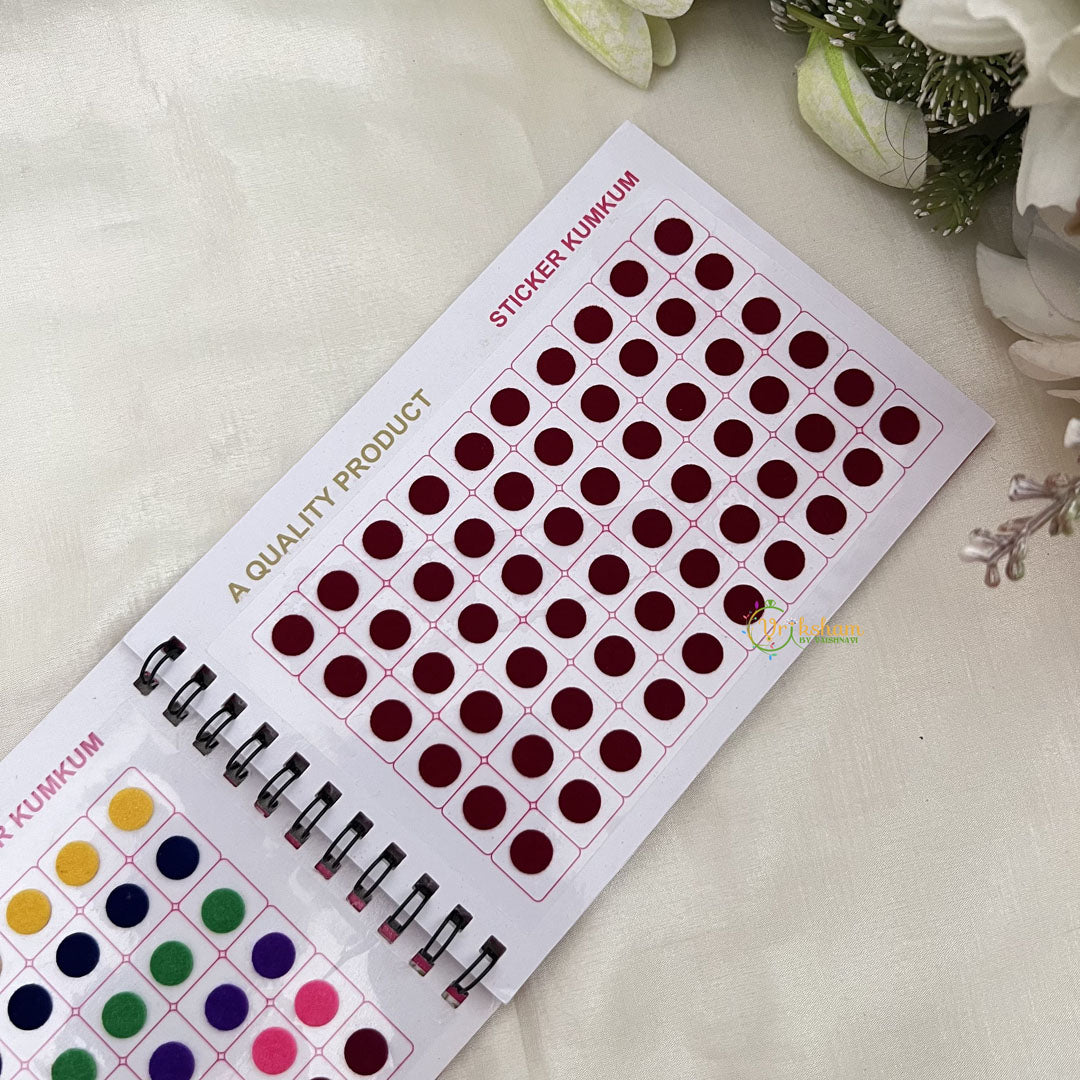 Vriksham 360 Bindi 54 Color Size 4 Bindi Book-BB241
