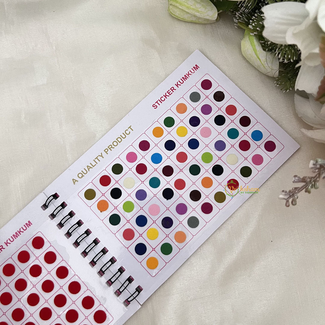 Vriksham 360 Bindi 54 Color Size 4 Bindi Book-BB241