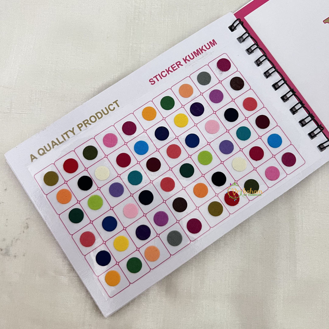 Vriksham 360 Bindi 54 Color Size 4 Bindi Book-BB241