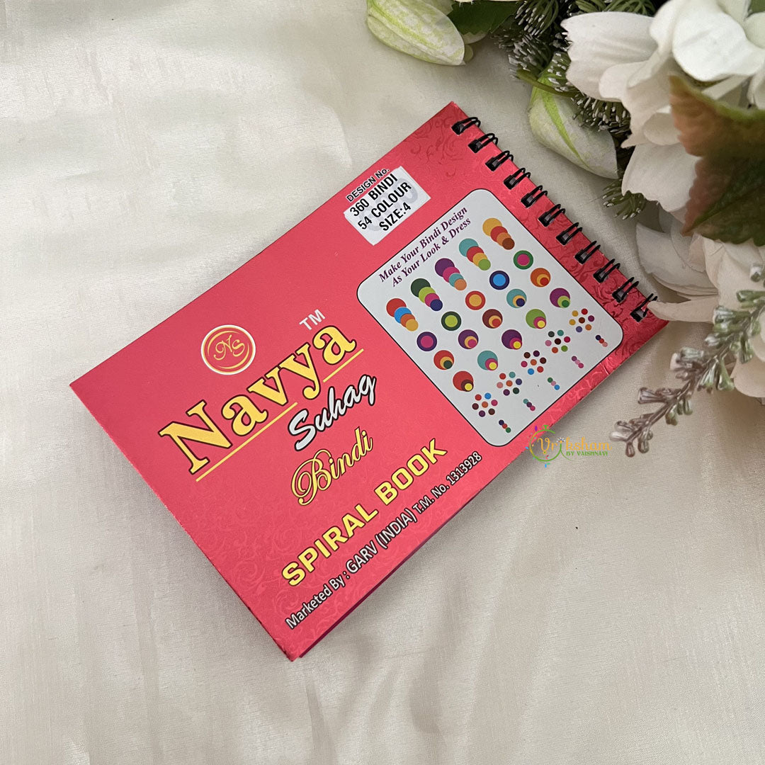 Vriksham 360 Bindi 54 Color Size 4 Bindi Book-BB241