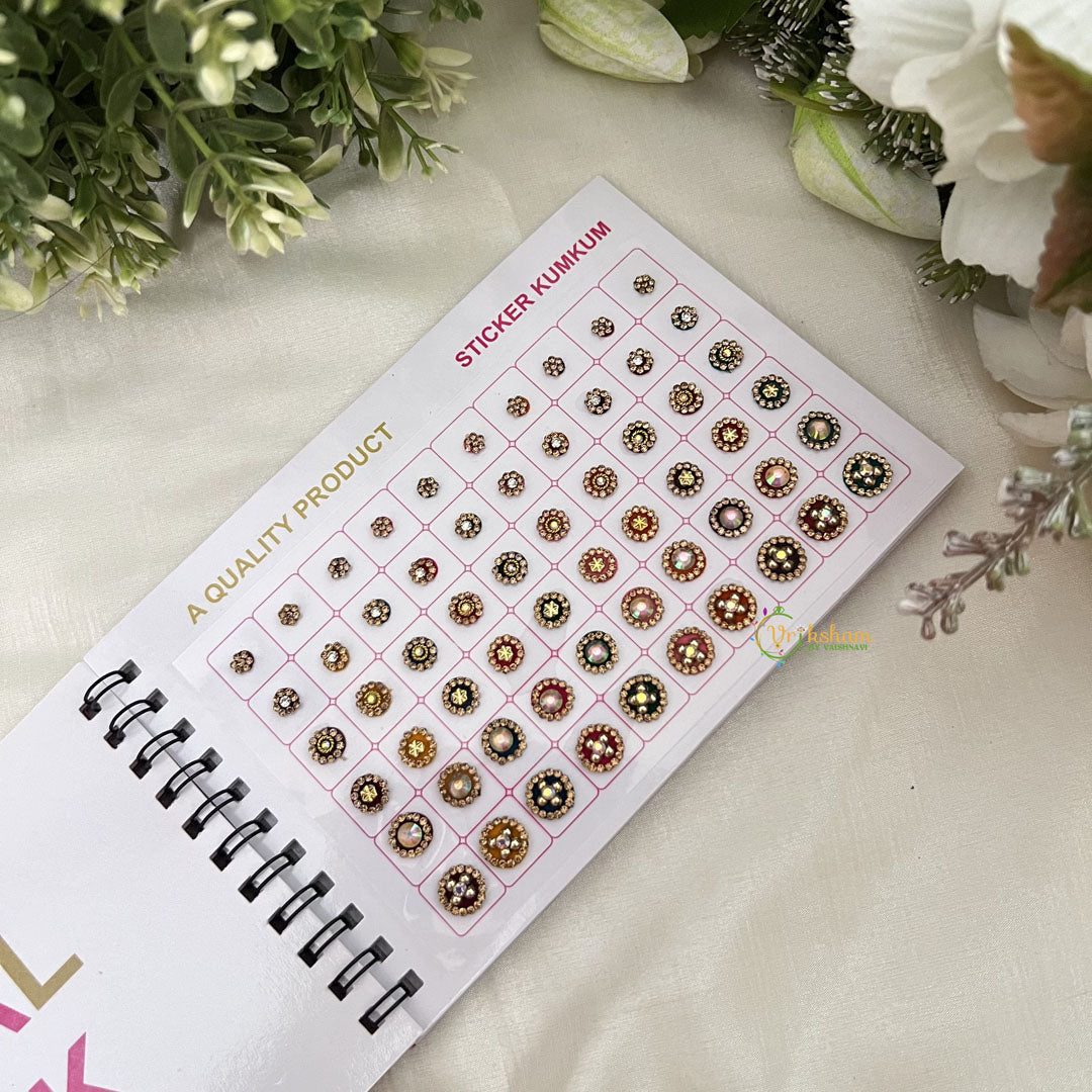 Vriksham  Fancy R M B G S M T  Bindi Book(D NO 30B4)-BB258