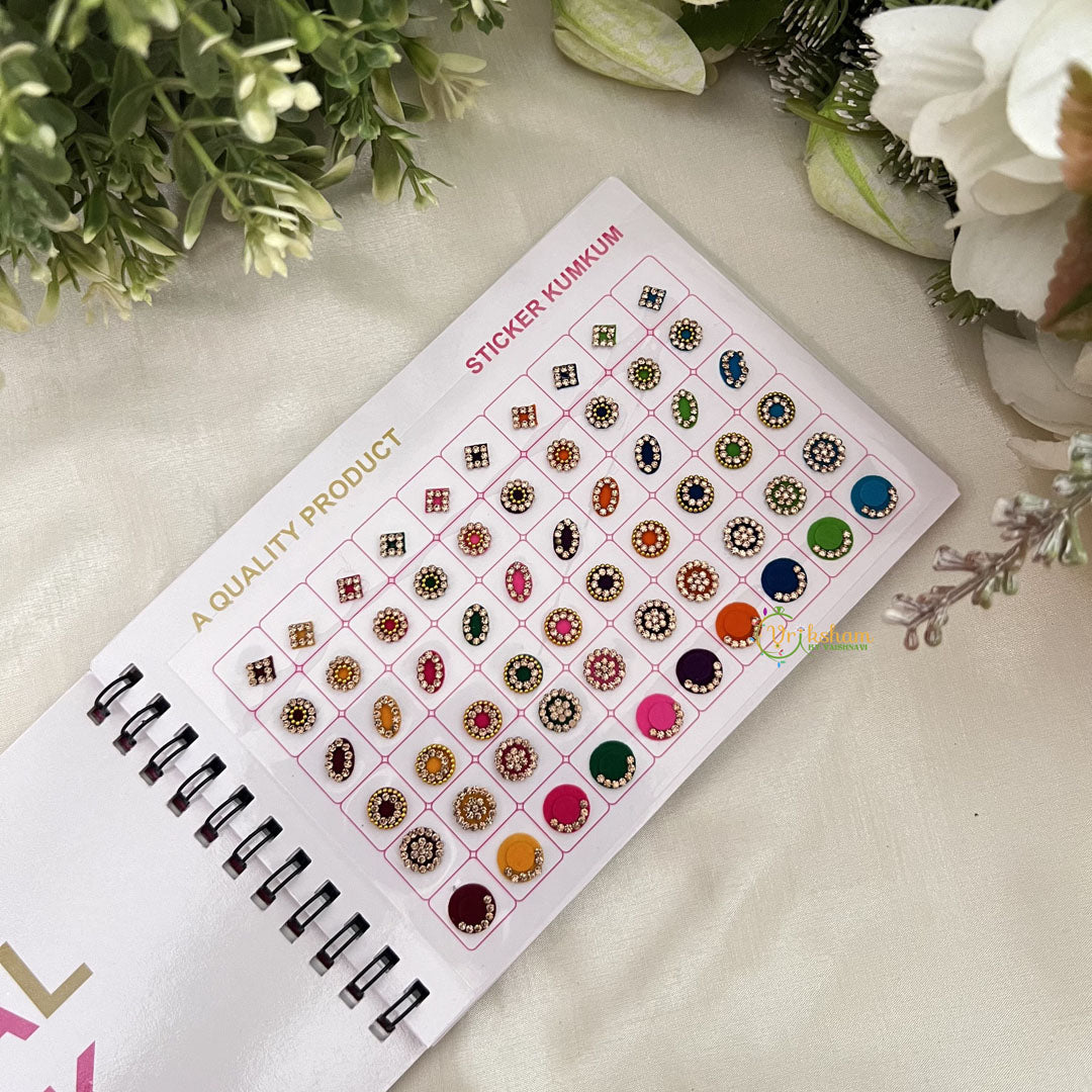 Vriksham LCT Stone Fancy Bindi Book(D NO 30K2)-BB262